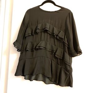 Who What Wear ruffle blouse